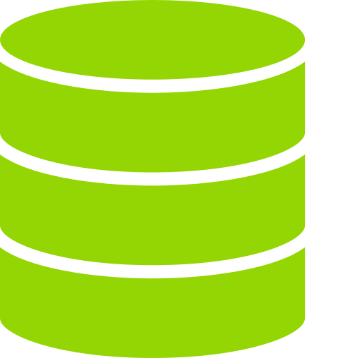 database stacked cylinders icon