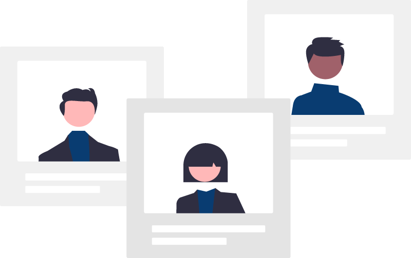 illustation of profile tabs